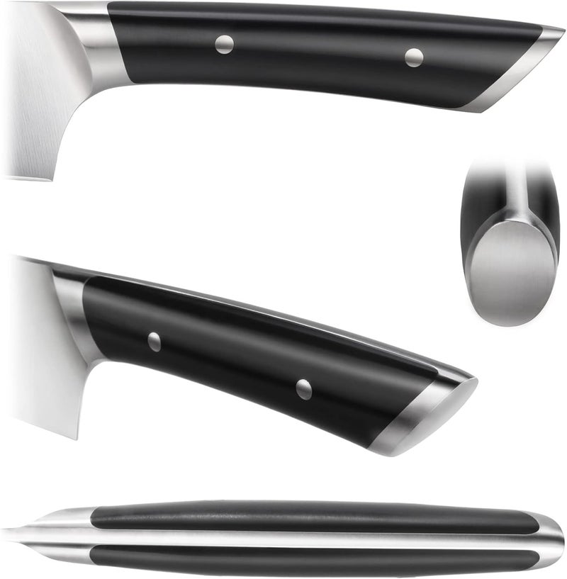 CANGSHAN HELENA Series German Steel Forged 2-Piece Carving Set (Black) - Image 2